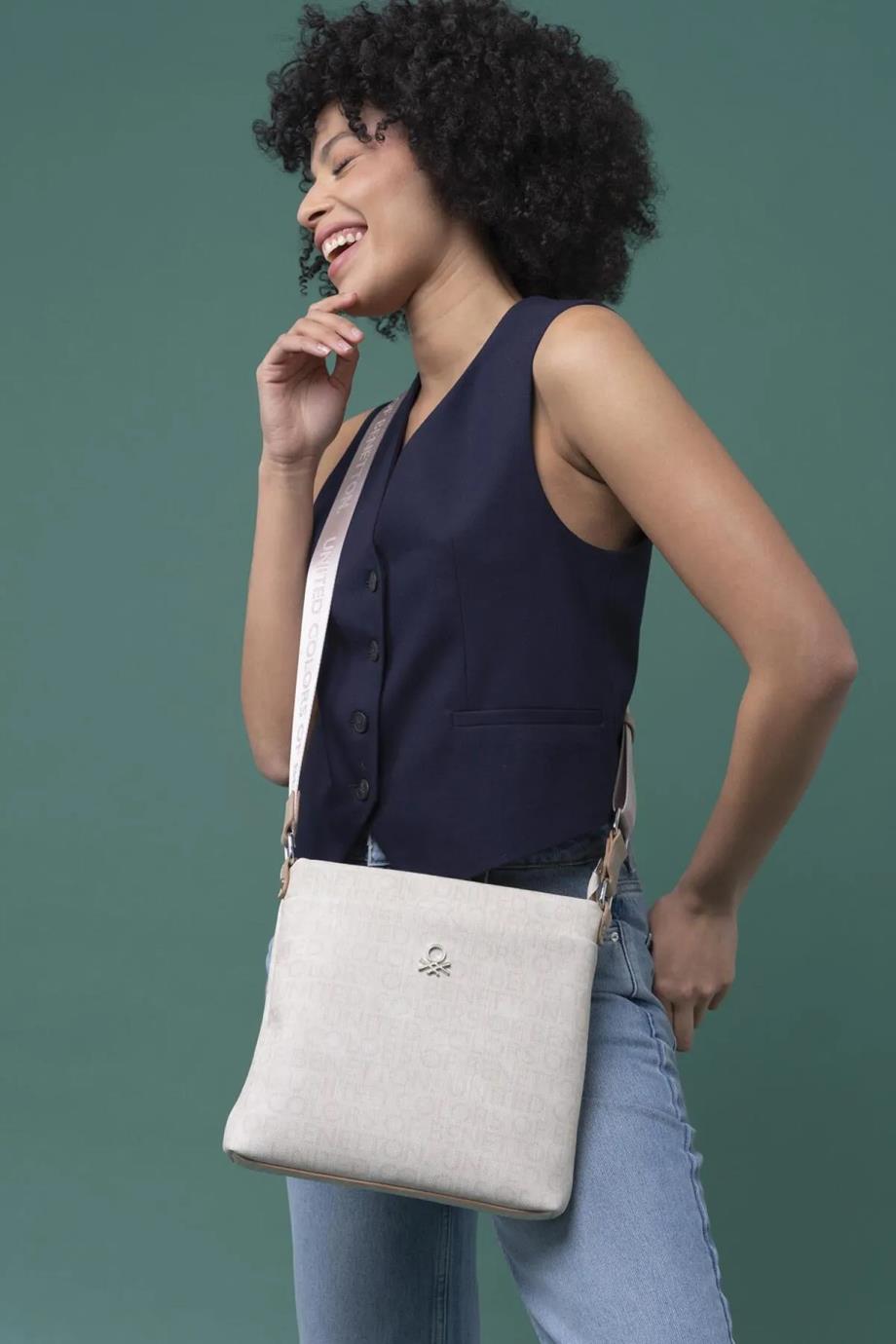 BENETTON-ST DERİ1318-2Y5 BENETTON ÇANTABEJ
