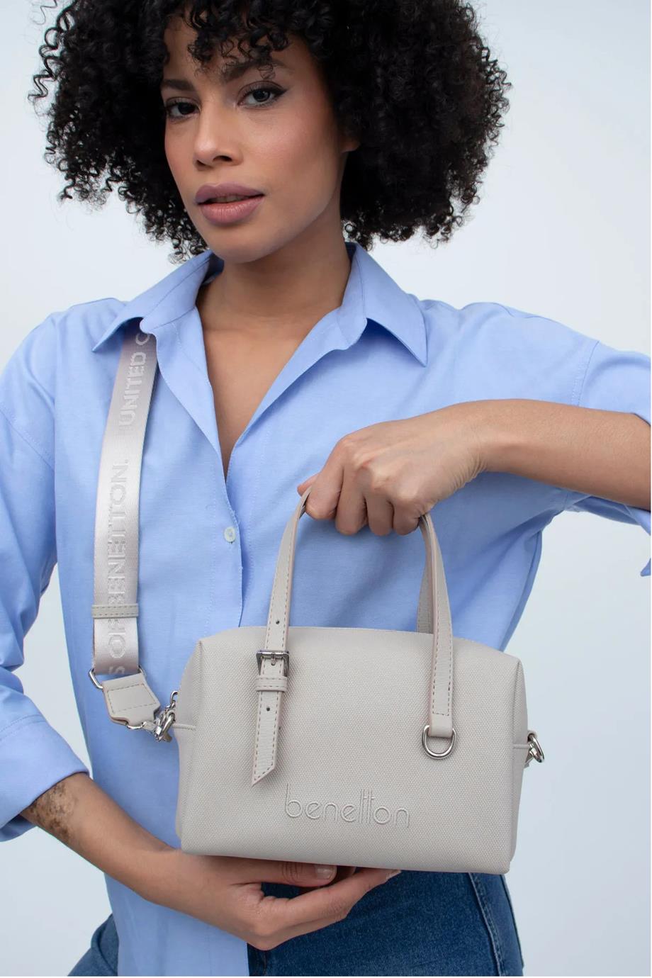 BENETTON-ST DERİ1362-2Y4 BENETTON ÇANTATAŞ