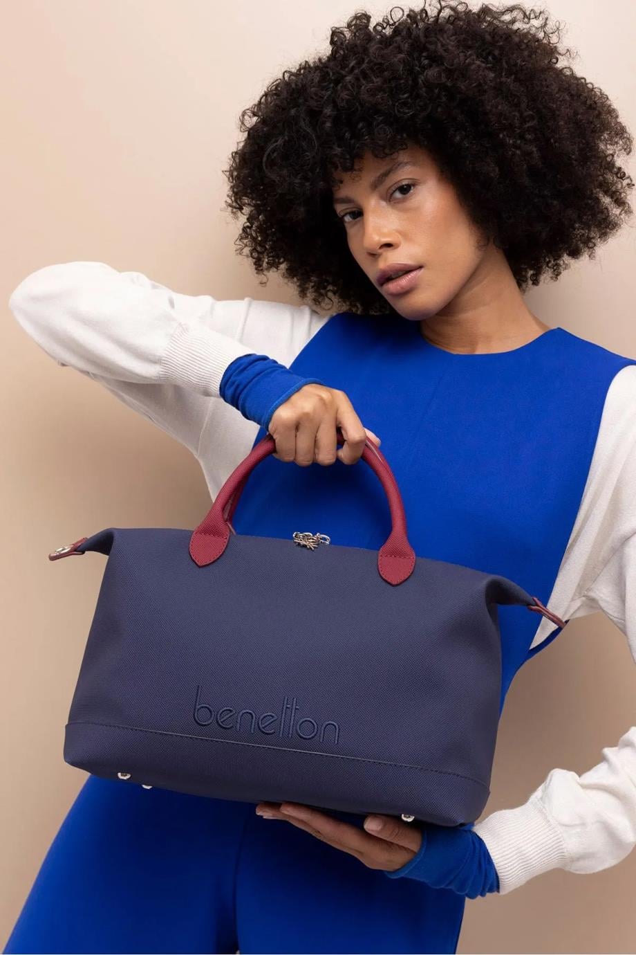 BENETTON-ST DERİ1410-2K5 BENETTON ÇANTALACİ BORDO