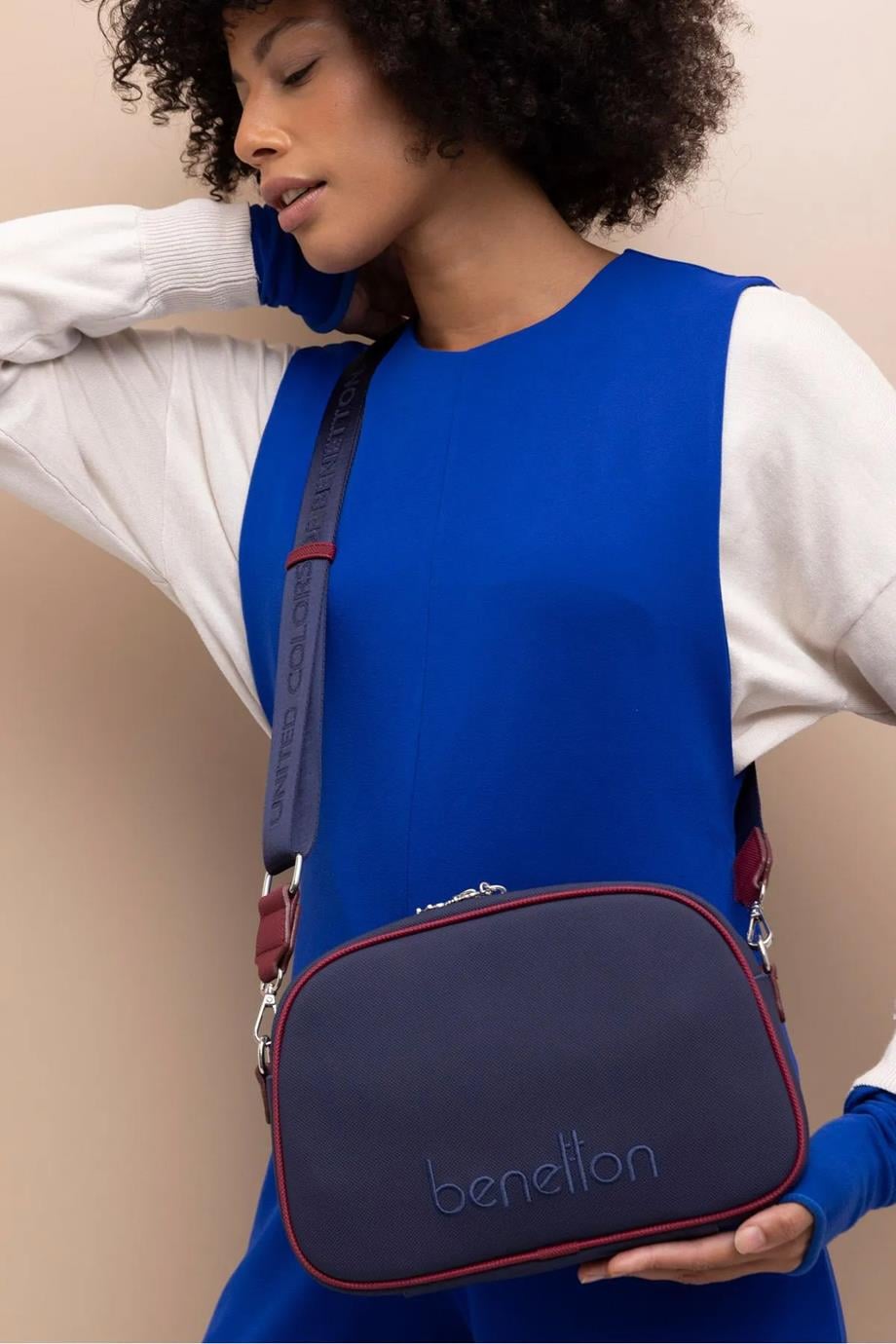 BENETTON-ST DERİ1435-2K5 BENETTON ÇANTALACİ BORDO