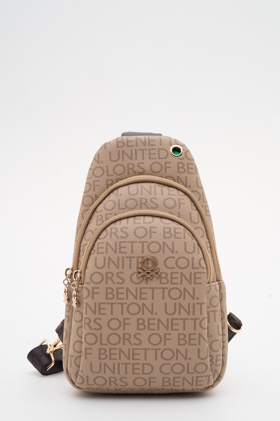 BENETTON-ST DERİ1900-2K7 BENETTON ÇANTA-VİZON KAHVE