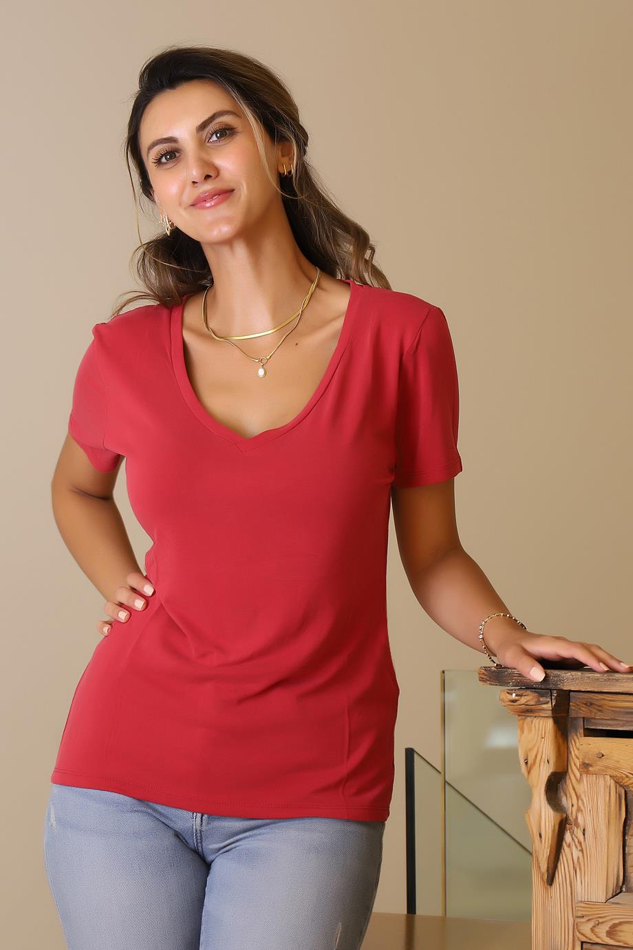 BUSEM-B TESTİLS0017431-2Y5 BUSEM TSHIRTBORDO