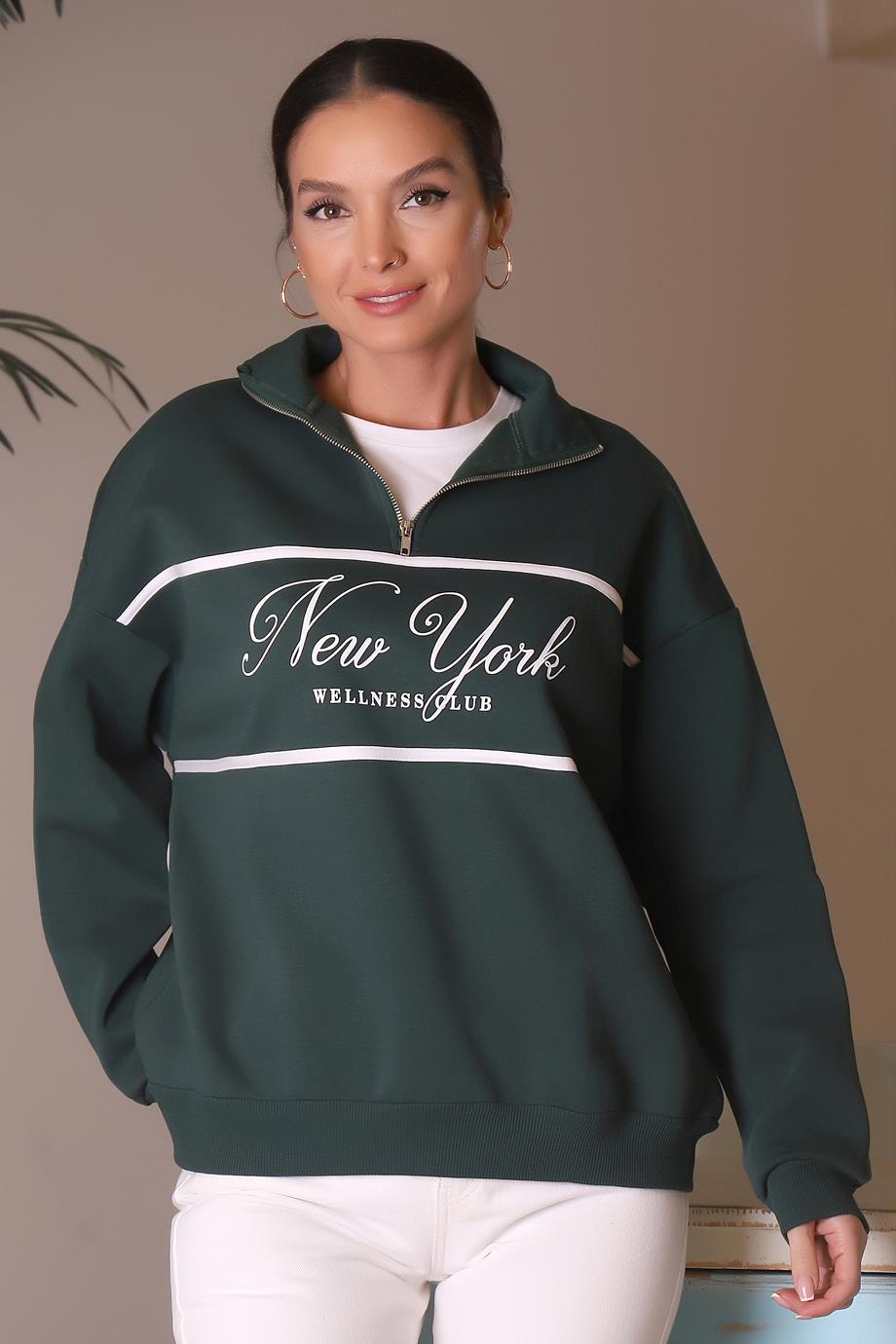 BUSEM-B TESTİLW0009877-2K4 BUSEM SWEATZ.YEŞİL