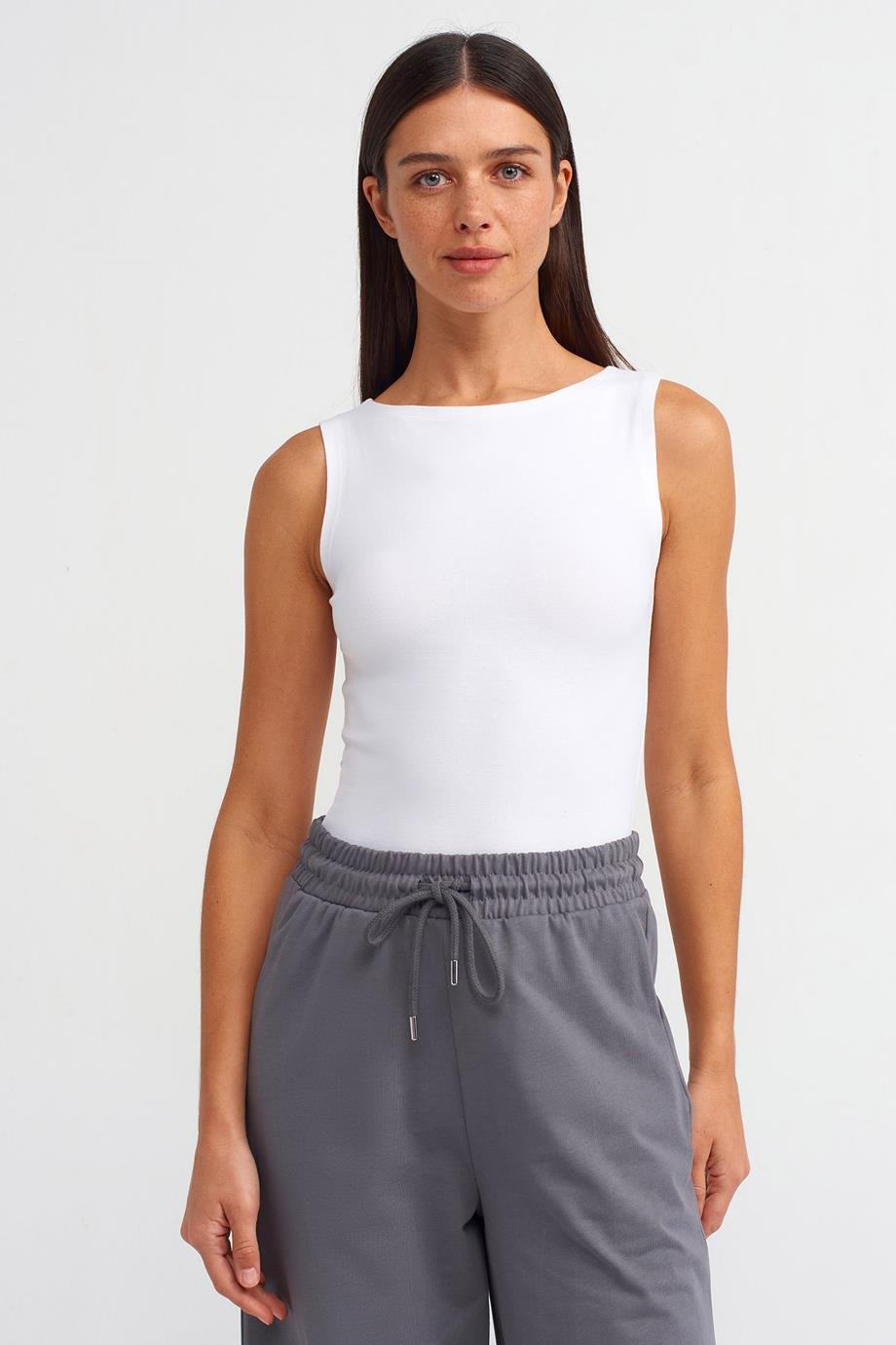 DİLVİN20868-2Y5 DİLVİN ATLETBEYAZ