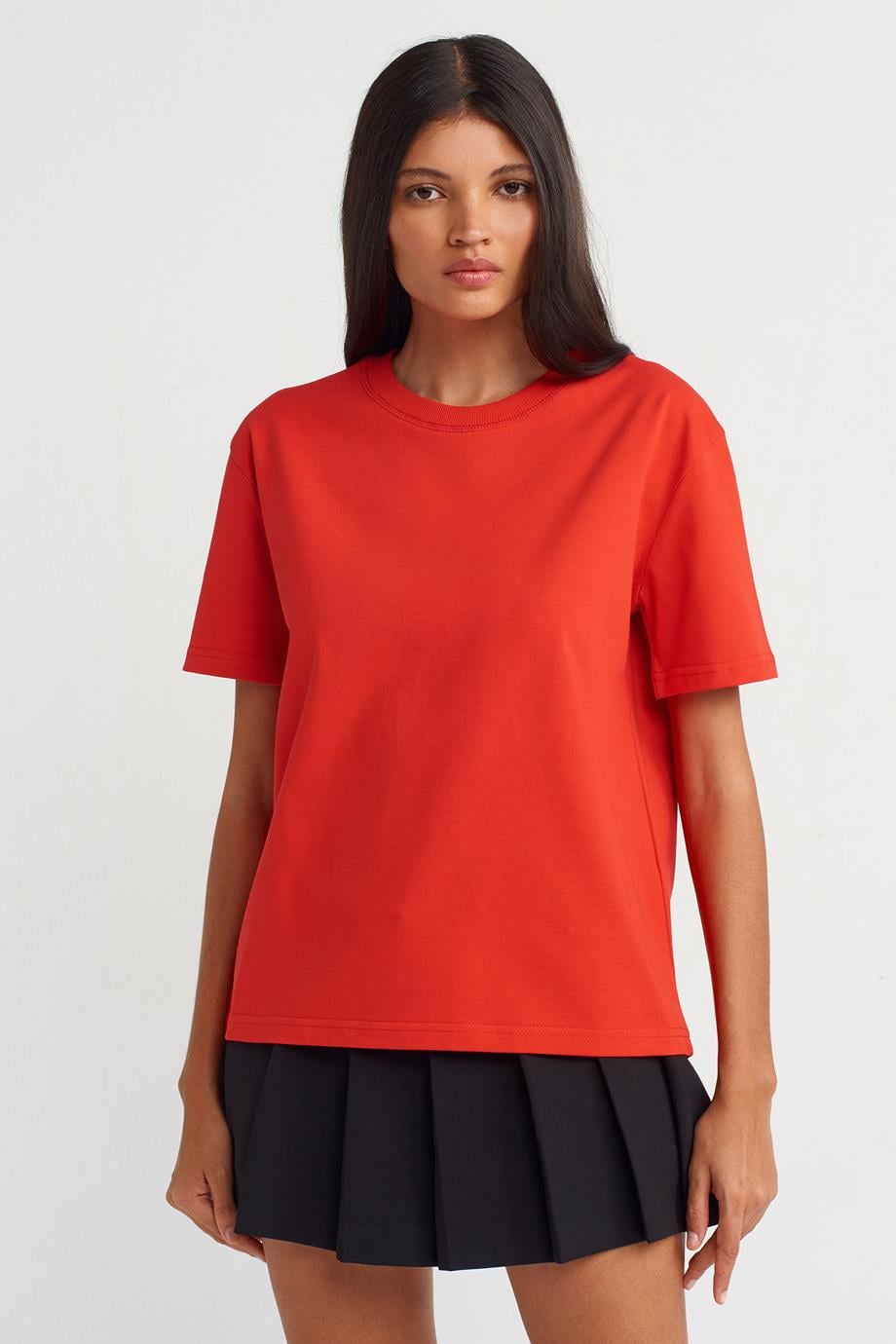 DİLVİN30312-2Y5 DİLVİN T-SHIRTKIRMIZI