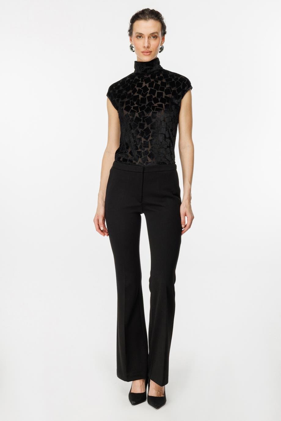 EKOL1185-2K5 EKOL PANTOLONSİYAH