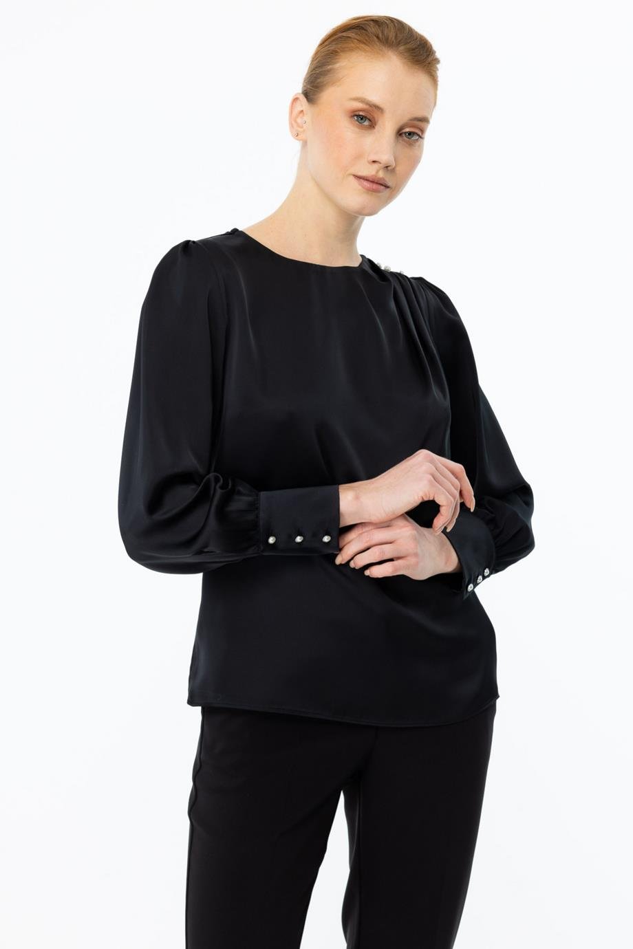 EKOL2061-2K5 EKOL BLUZSİYAH