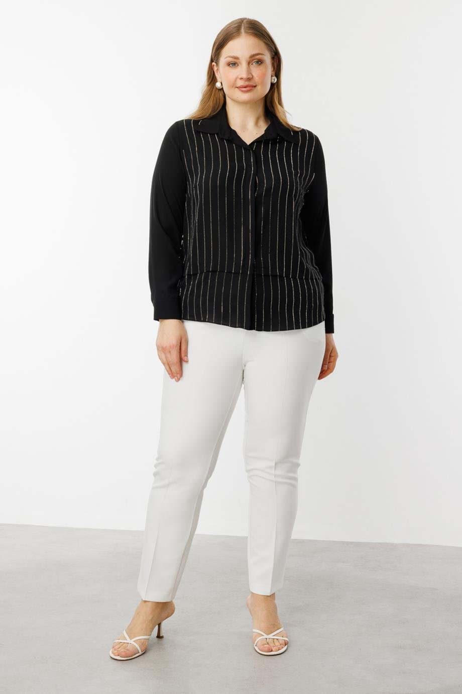 EKOL3984-2Y5 EKOL BLUZSİYAH