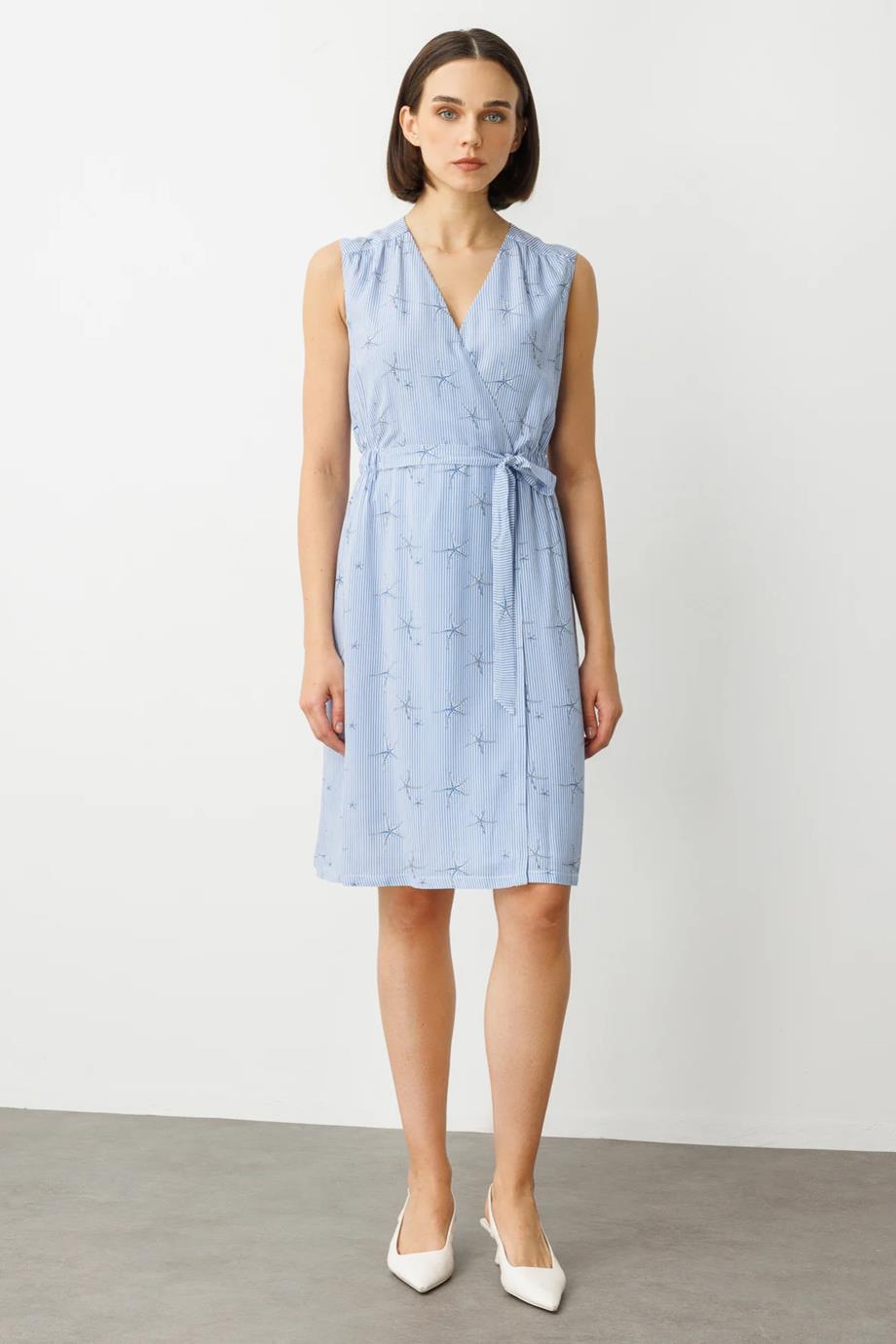 EKOL5214-2Y5 EKOL ELBİSEMAVİ