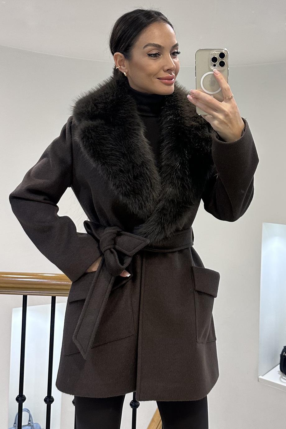 EKOL6079-2K6 EKOL MANTO-KAHVE