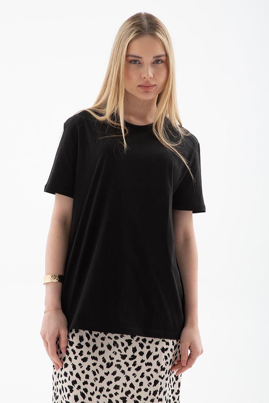 FASHİON FRİENDS0131-2Y5  F.FRIENDS T-SHIRTSİYAH