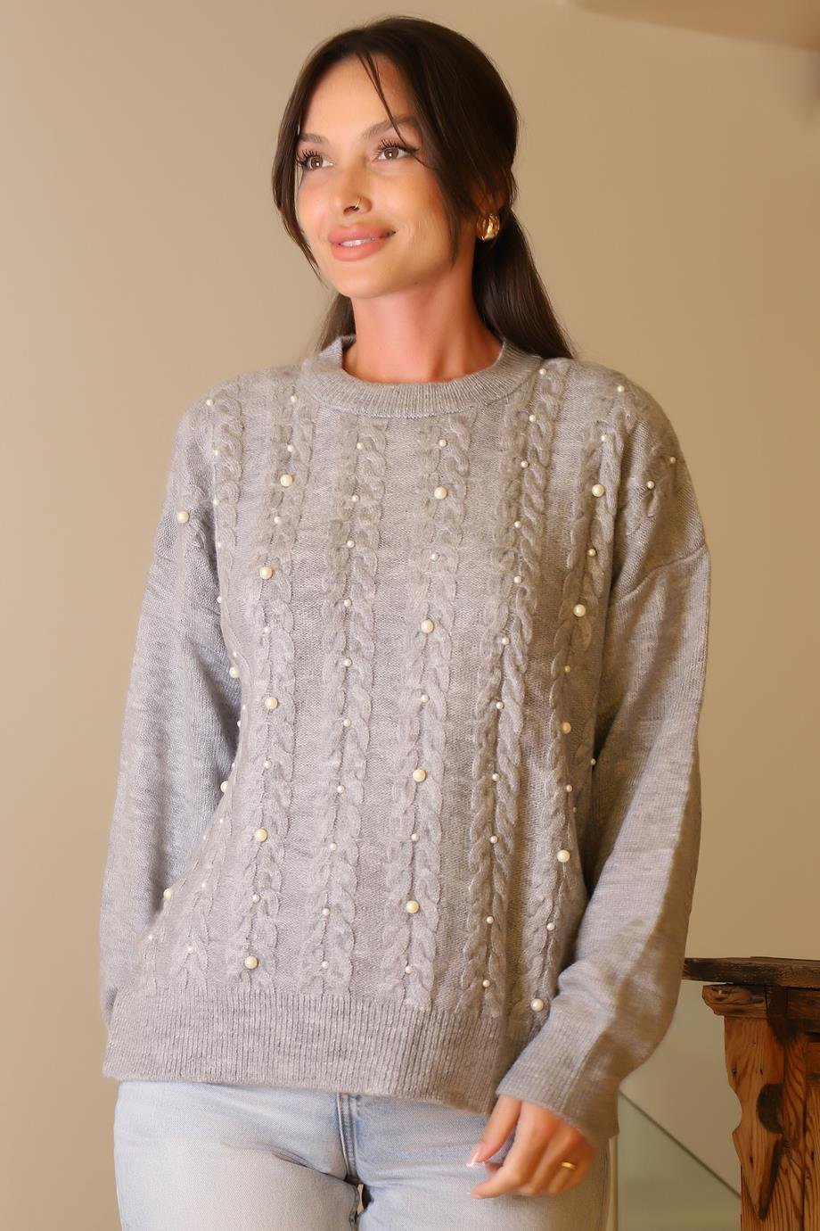 FASHİON FRİENDS0144-2K6 F.FRIENDS KAZAKGRİ MELANJ