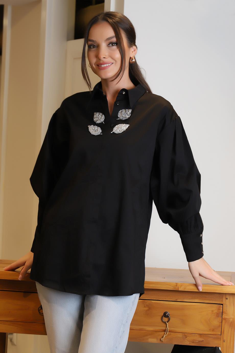 GHİSA4525-2Y4 GHISA TUNİKSİYAH