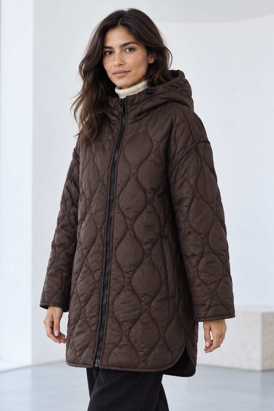 İKOLLKadın Kahve Mont 35424-2K7