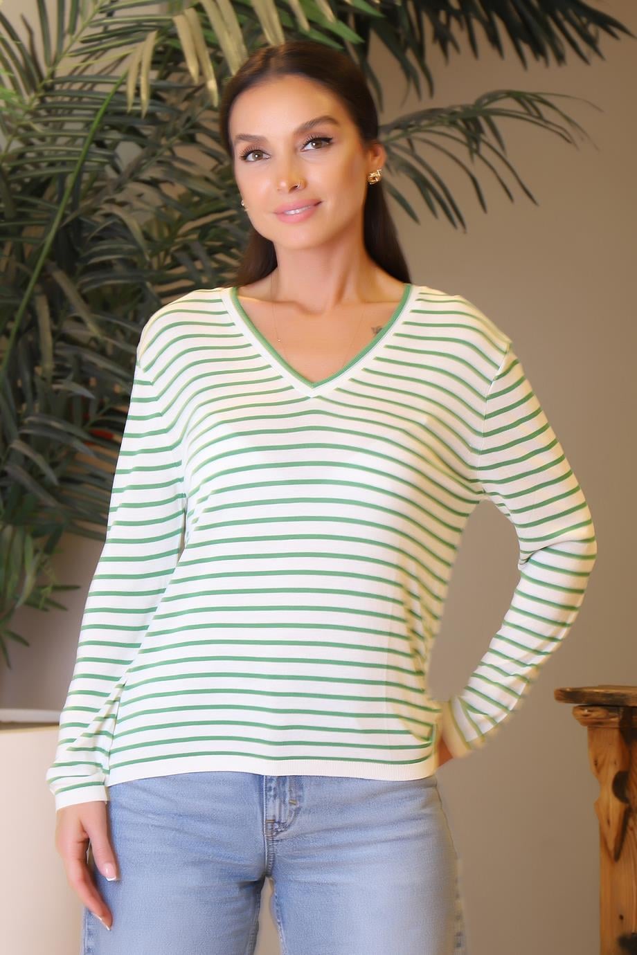 JM BASIC742-2Y4 JM TRİKOEKRU YEŞİL