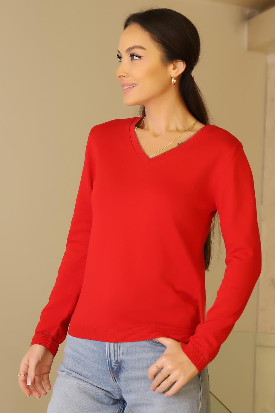 JM BASIC756-2K6 JM TRİKO-KIRMIZI