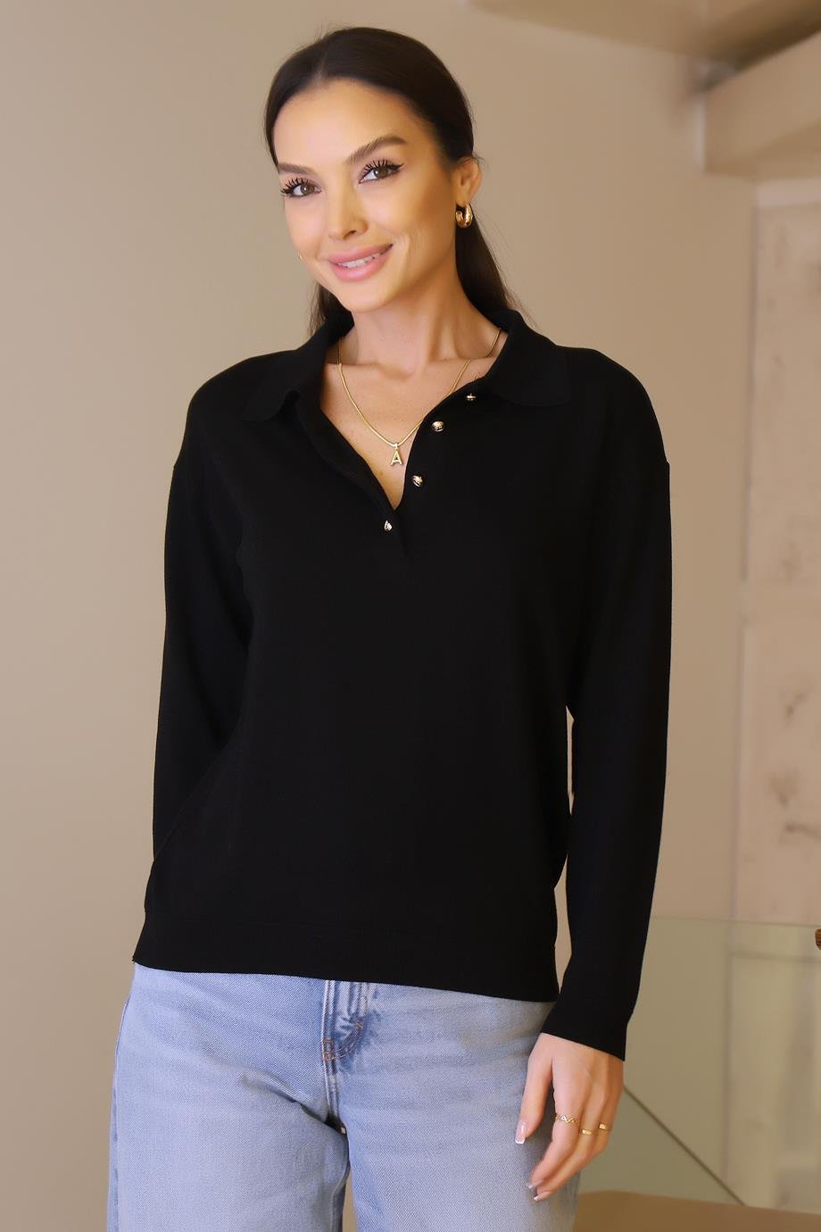 JM BASIC768-2K6 JM TRİKO-SİYAH