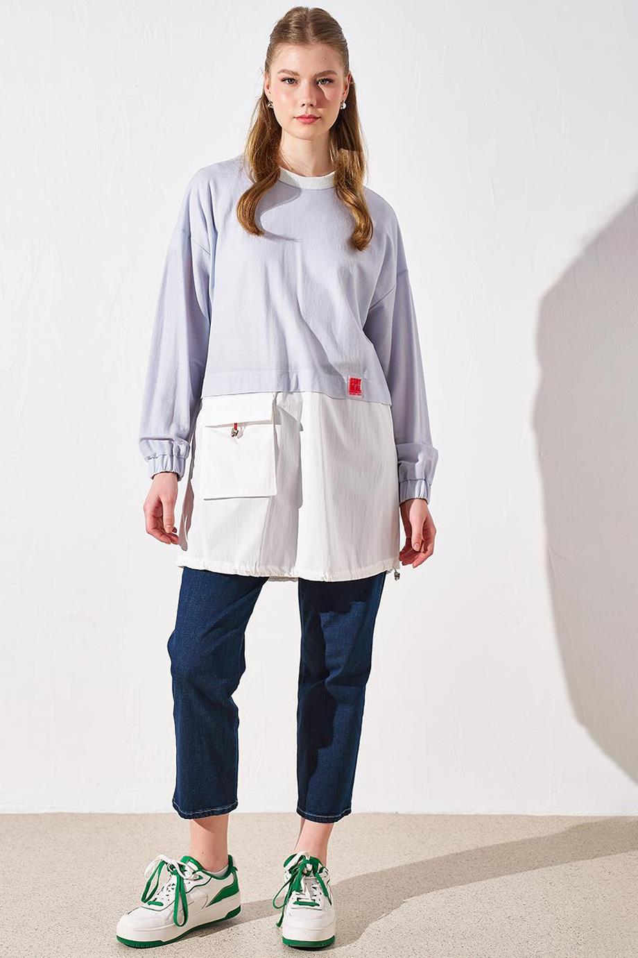 KAYRA31013-2Y4 KAYRA SWEATMAVİ