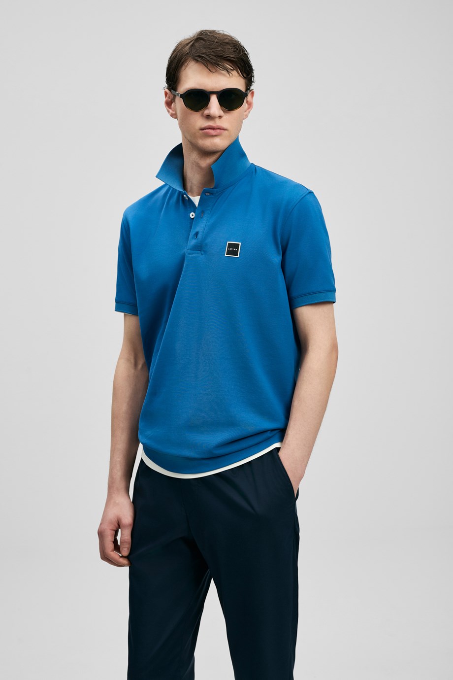 LUFİAN ERKEK111040233 CARTER-2Y6 LUFIAN T-SHIRT-MAVİ