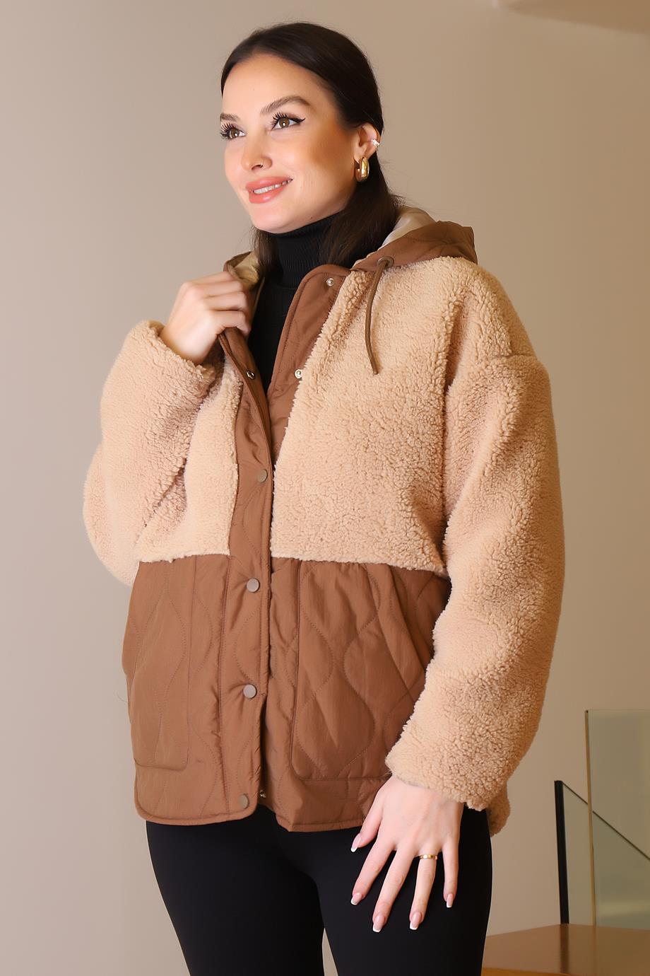 LUMBERJACK-GİYİMWL HANNAH 6CT2008-2K5 LUMBERJACK MONTCAMEL
