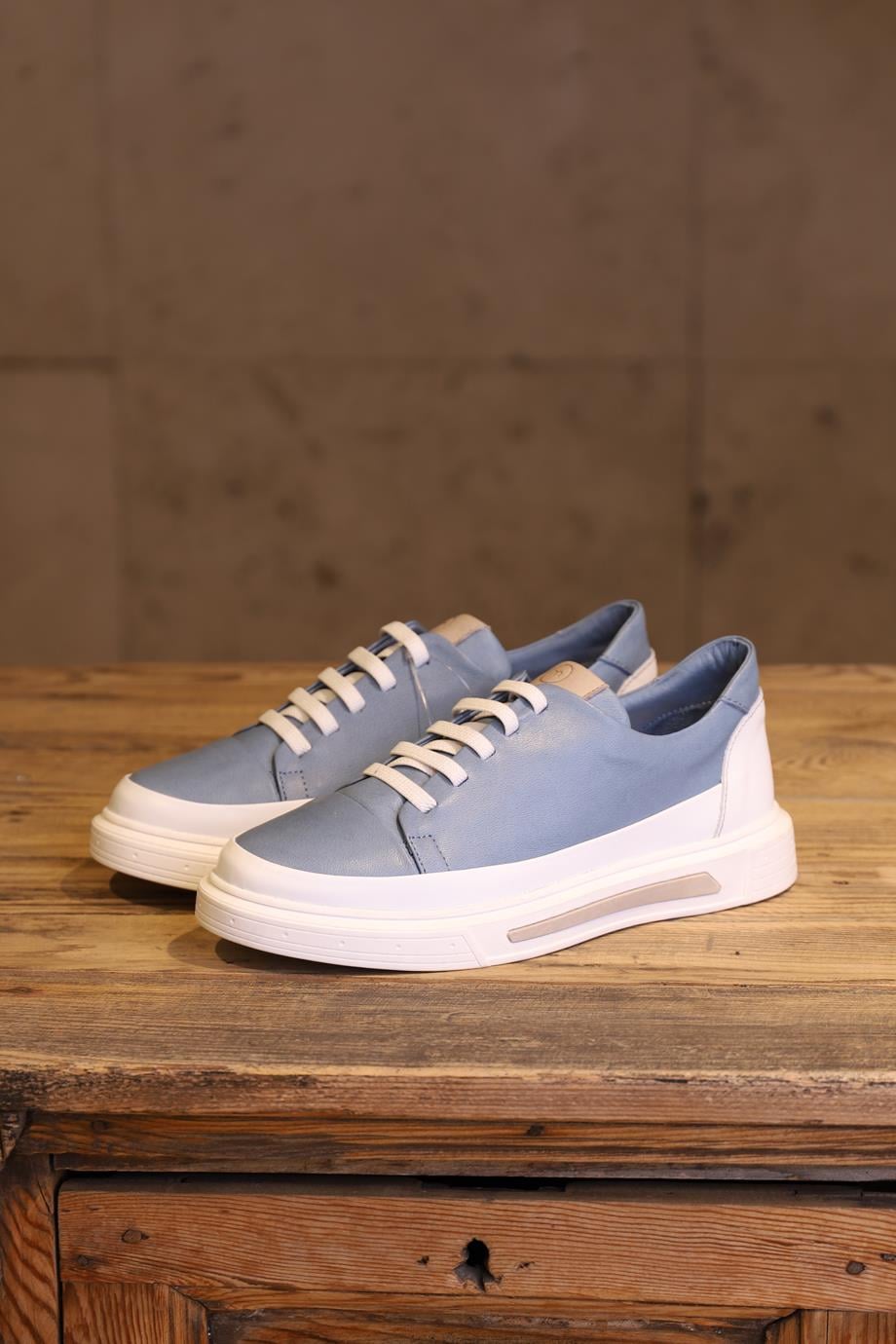 MAMMAMİA3950-2Y4 MAMMAMİA AYAKKABIKOT MAVİ PEN BEYAZ PEN