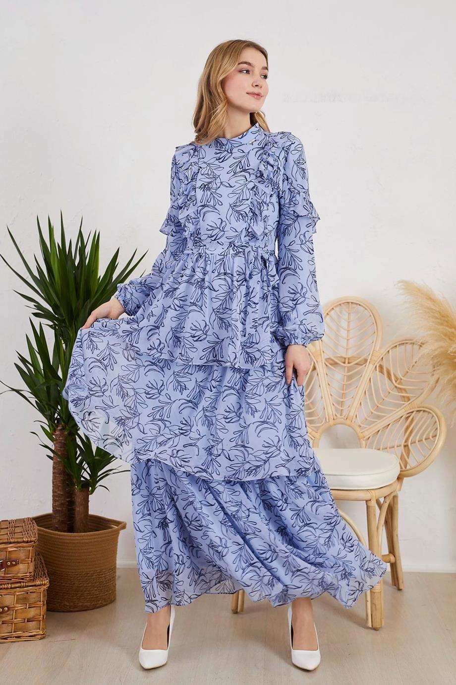 MB06.99-2Y2 MOODBASIC ELBİSEMAVİ