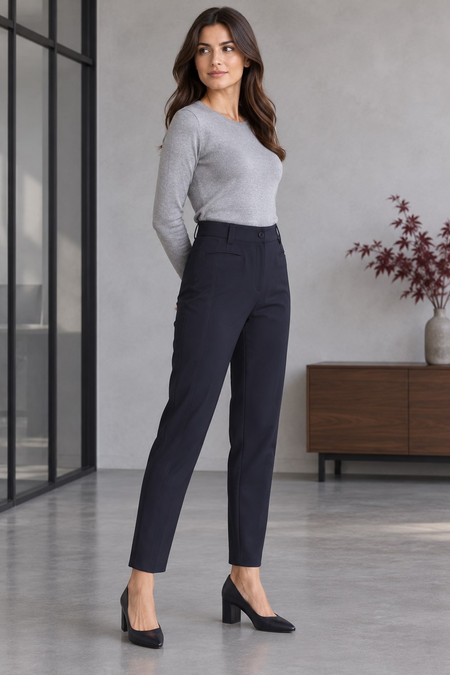 MEZRO9003-2K7 SERPİL TANRIVERDİ PANTOLON-LACİ