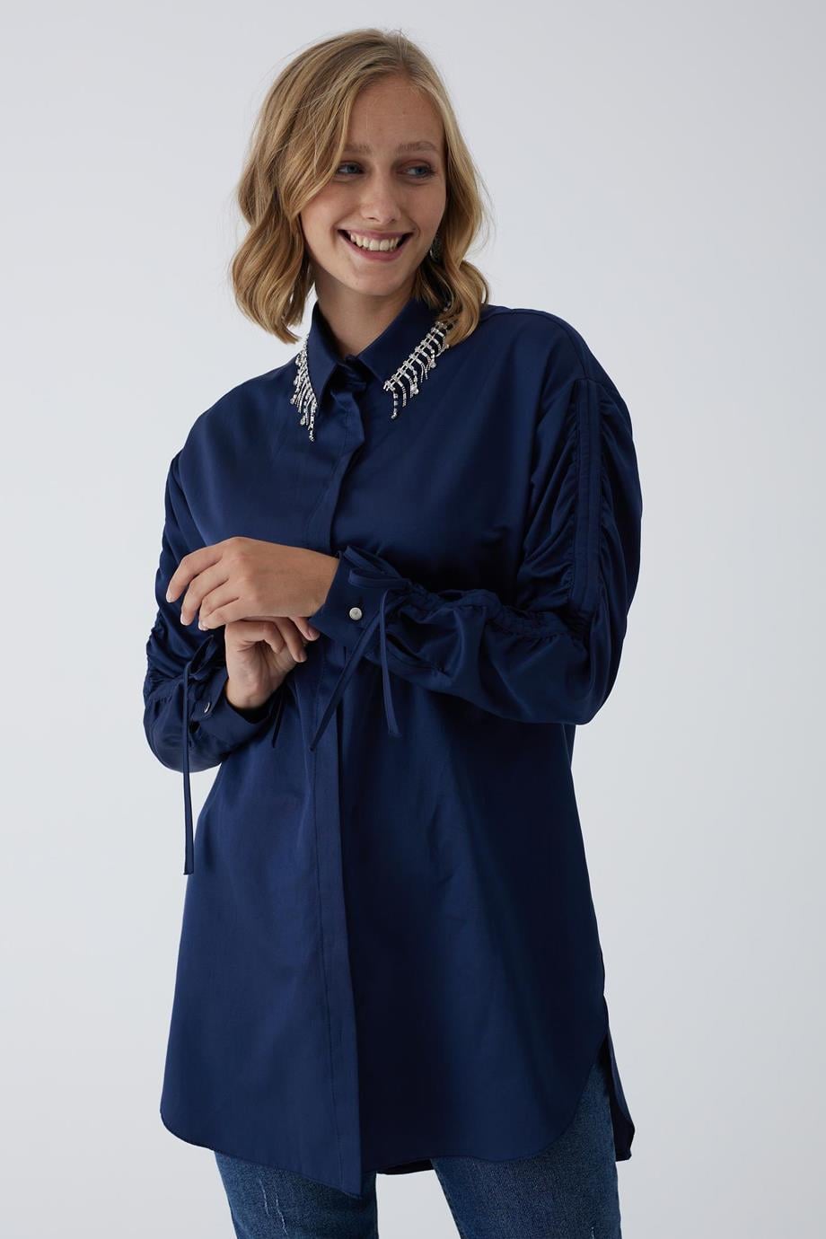 MOODBASİCMB11.203-2K4 MOODBASİC TUNİKLACİVERT