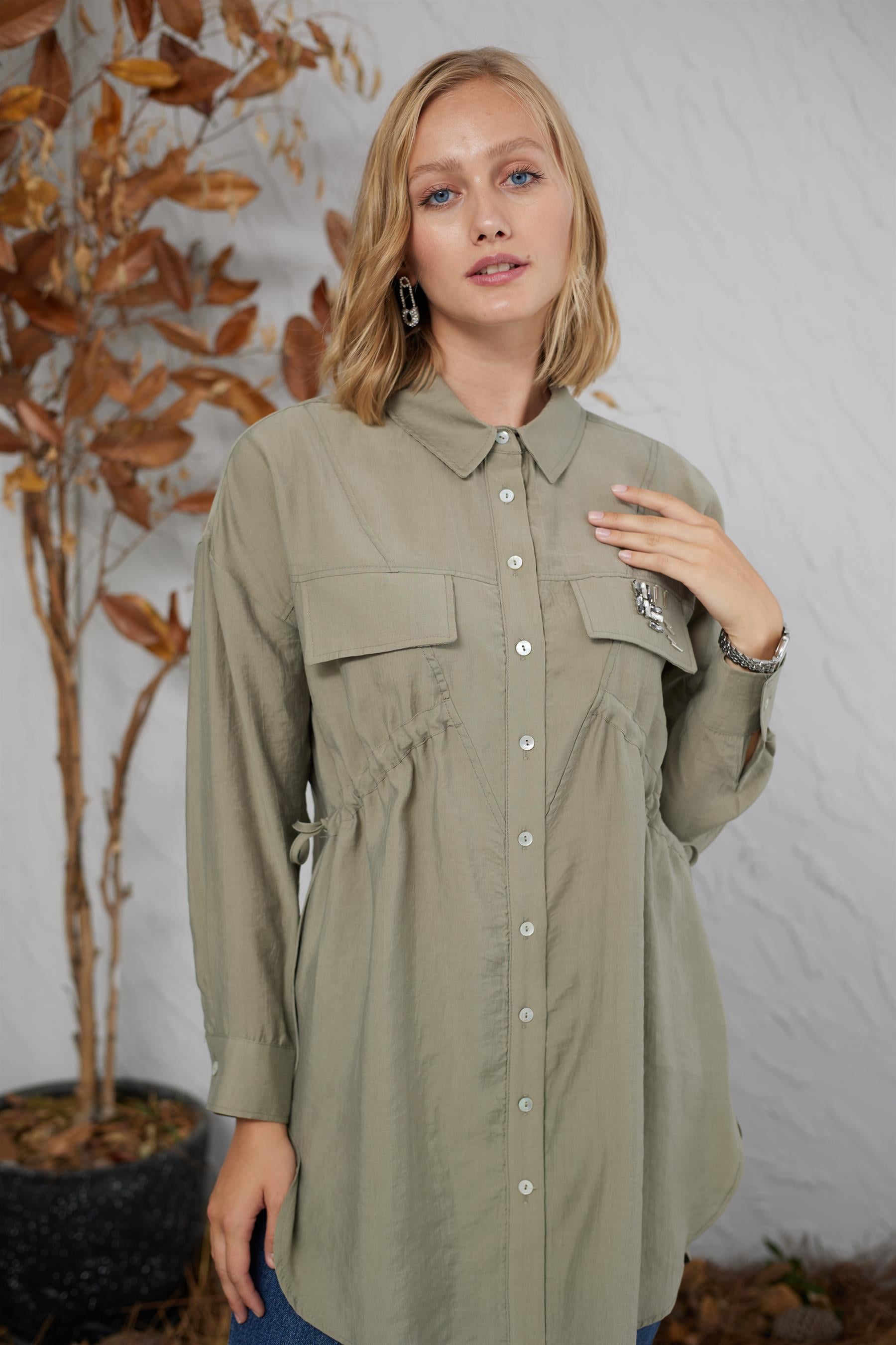 MOODBASİCMB11.188-2K4 MOODBASIC TUNİKHAKİ