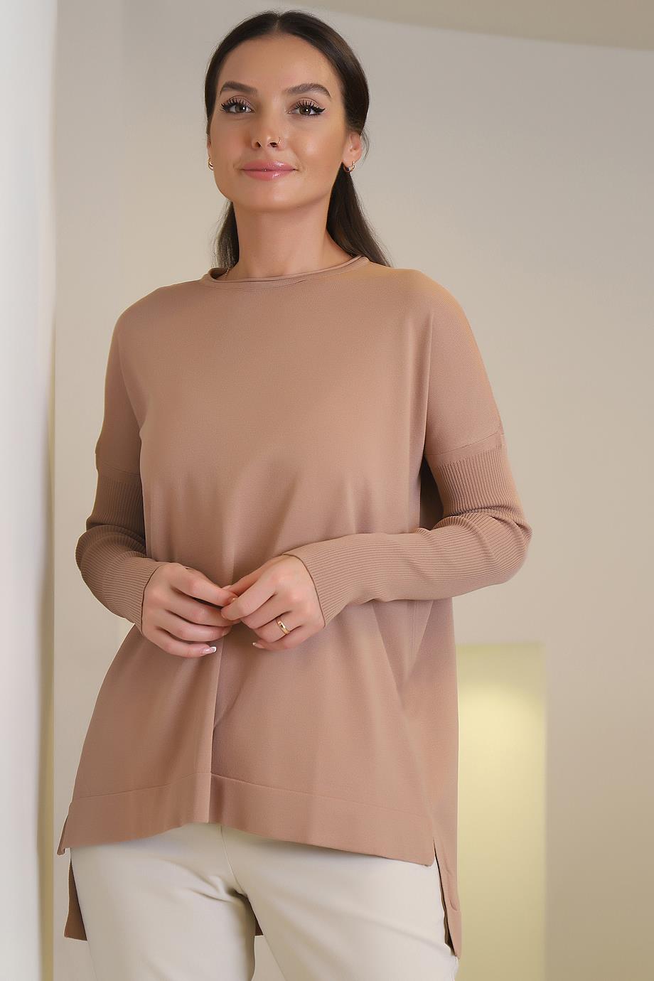 NUSS116-2K4 NUSS TUNİKMOCHA