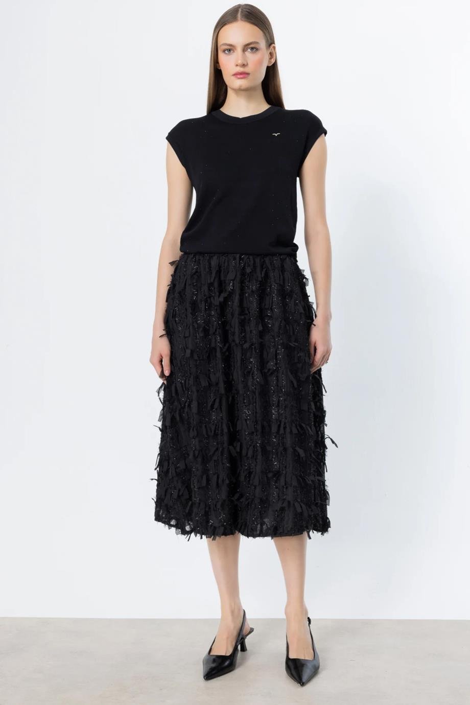 ONTEKS50403-2Y5 ONTEKS BLUZSİYAH