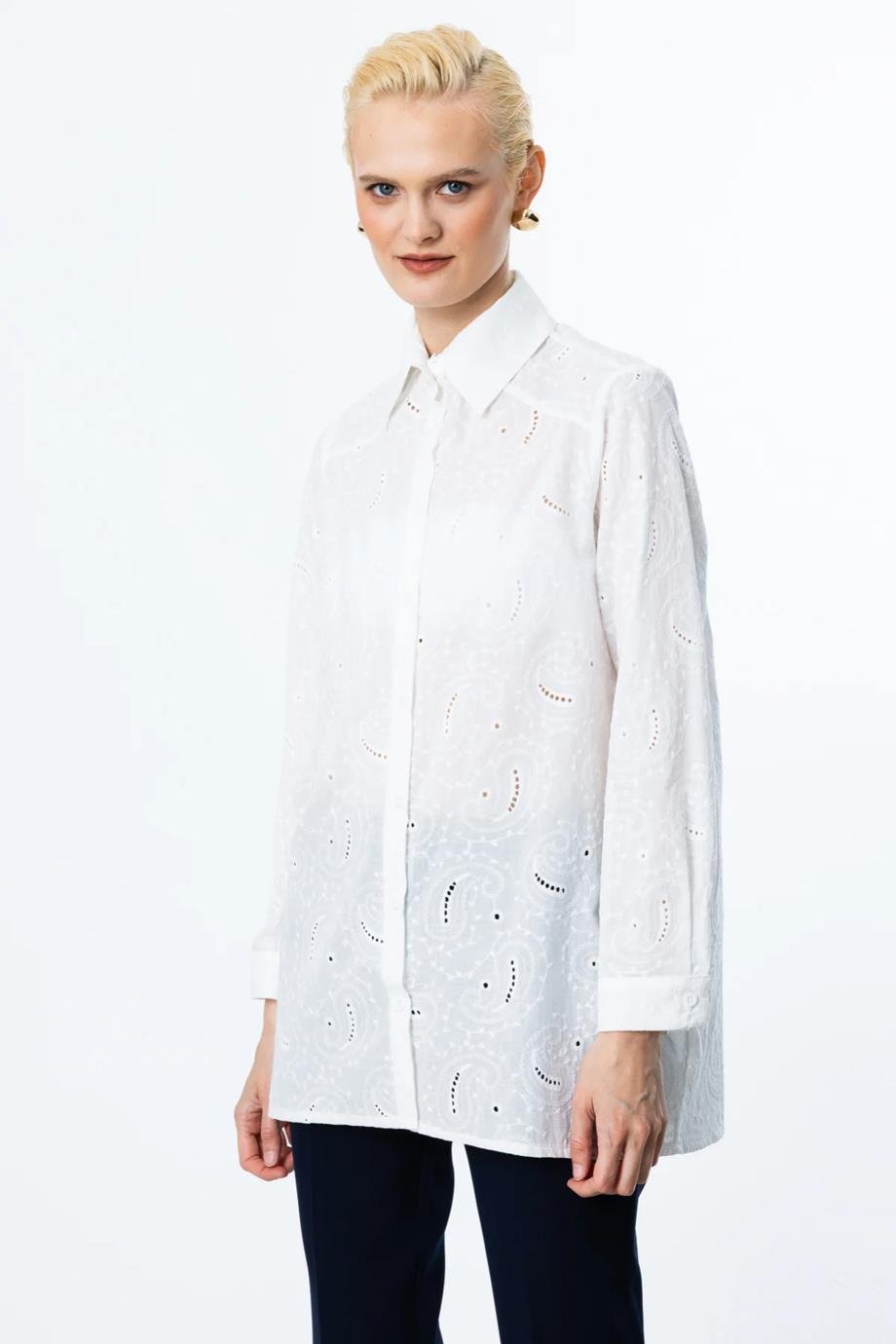 ONTEKS52359-2Y5 ONTEKS GÖMLEKBEYAZ