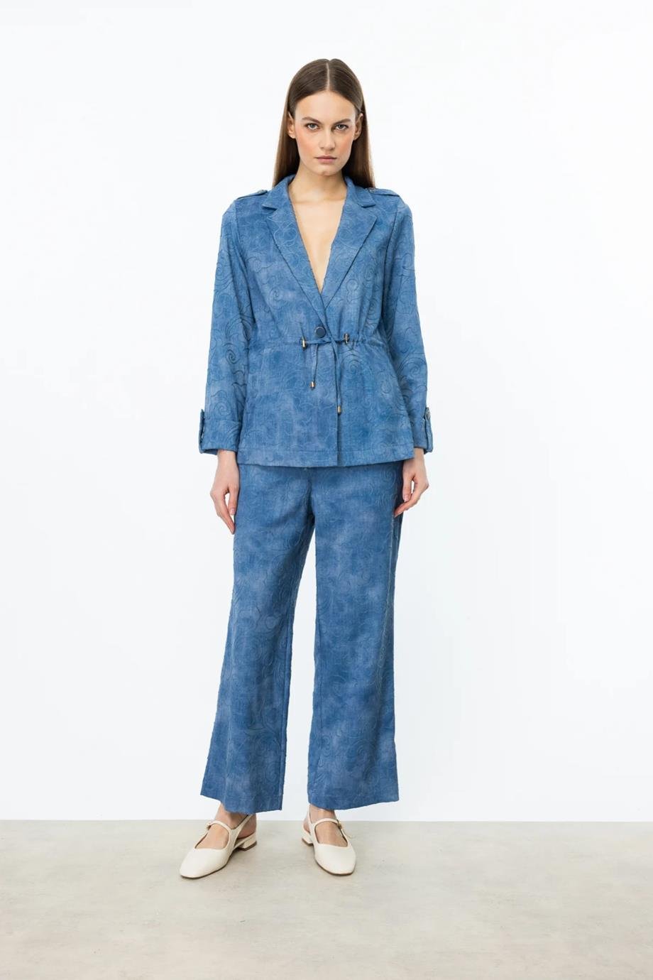 ONTEKS54521-2Y5 ONTEKS PANTOLONİNDİGO