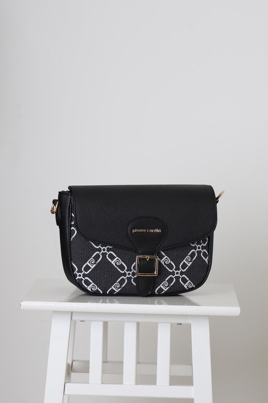 P.CARDİN -ÇANTA828-2K5 P.CARDİN ÇANTAZCKNP SMJ SİYAH MELANJ