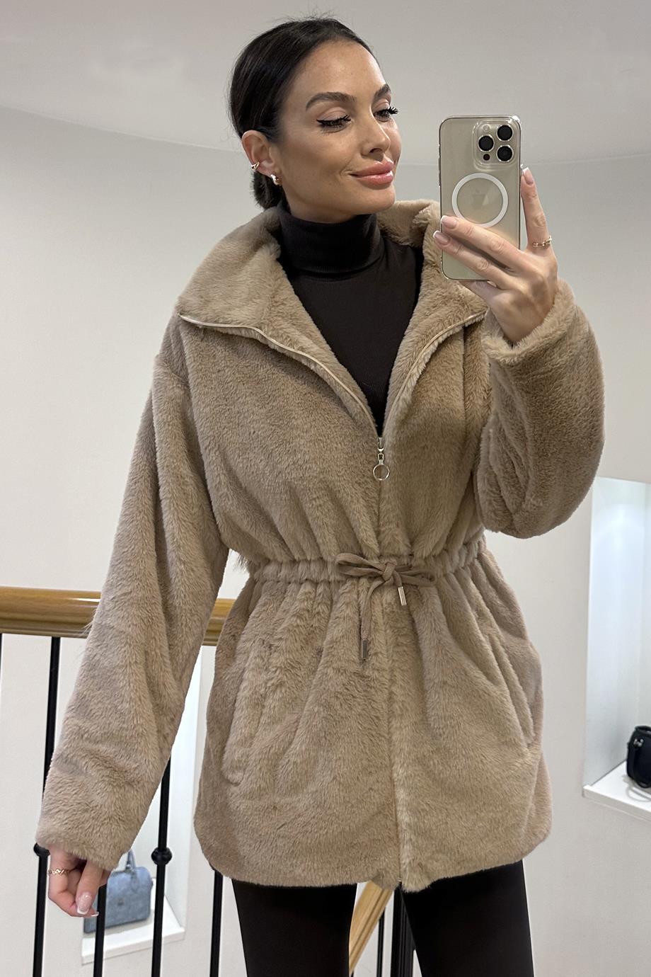 PINAR GİYİM014-2K6 PNR WOMEN CEKET-BEJ