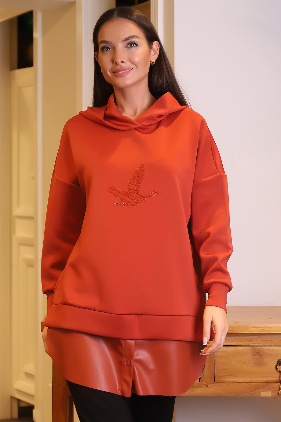 PUANE10366-2K4 PUANE TUNİKK.KIRMIZI