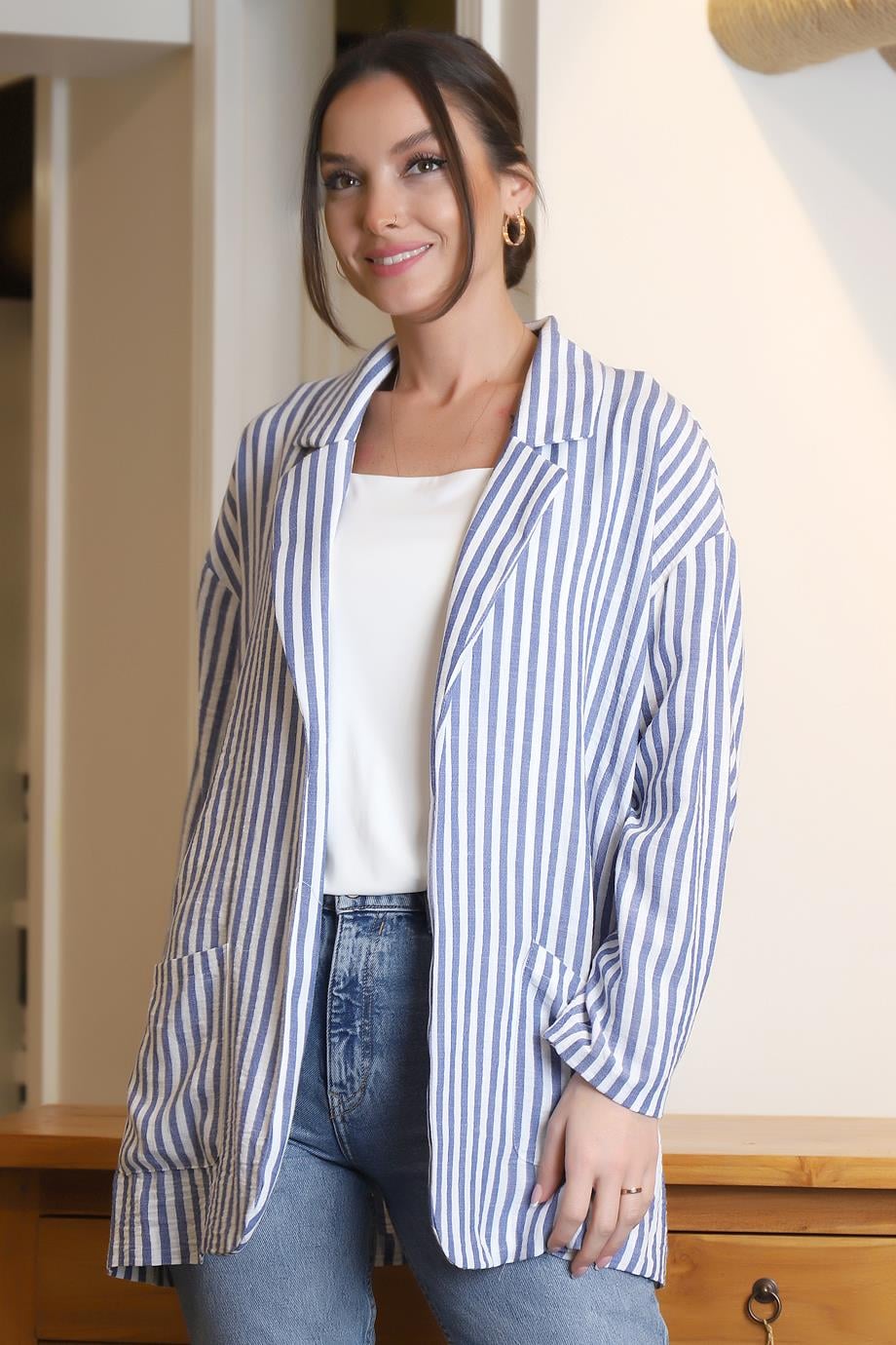 PUANE10433-2Y4 PUANE GÖMLEKMAVİ