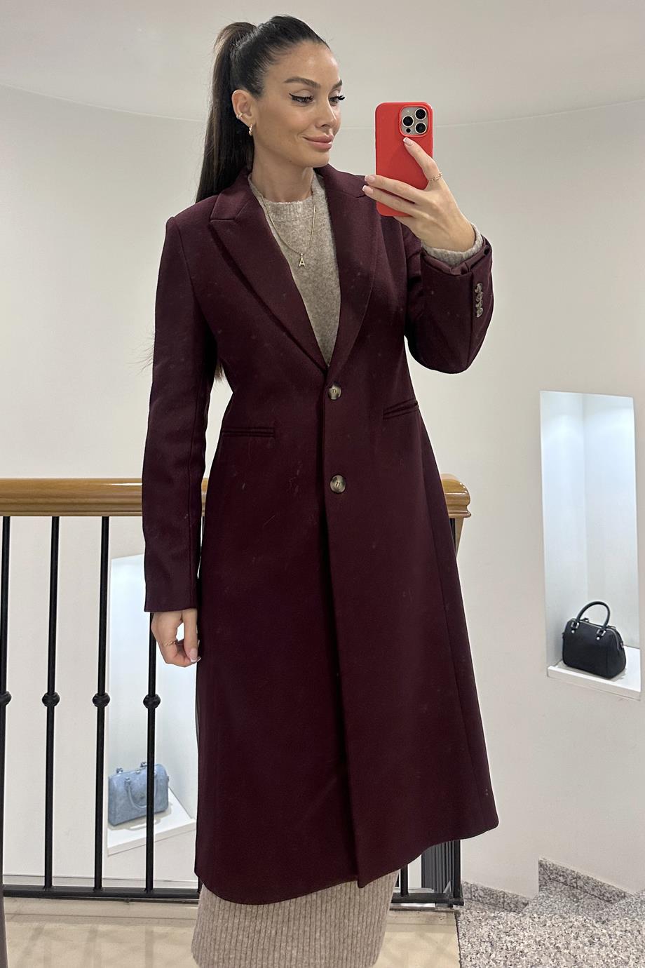 ROBİN-GEZİCİD99032-2K6 ROBİN KABAN-BORDO