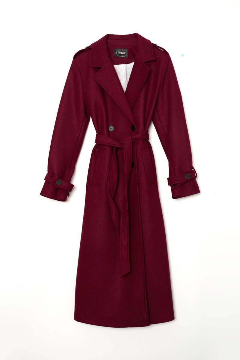 ROBİN-GEZİCİD99618-2K6 ROBİN KABAN-BORDO