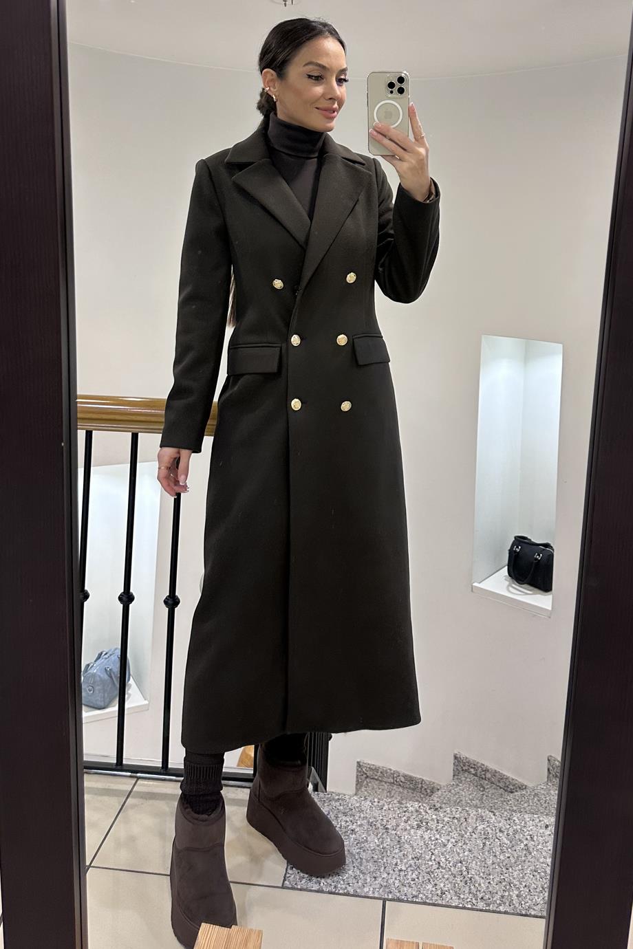 ROBİN-GEZİCİD99701-2K6 ROBİN KABAN-KAHVE