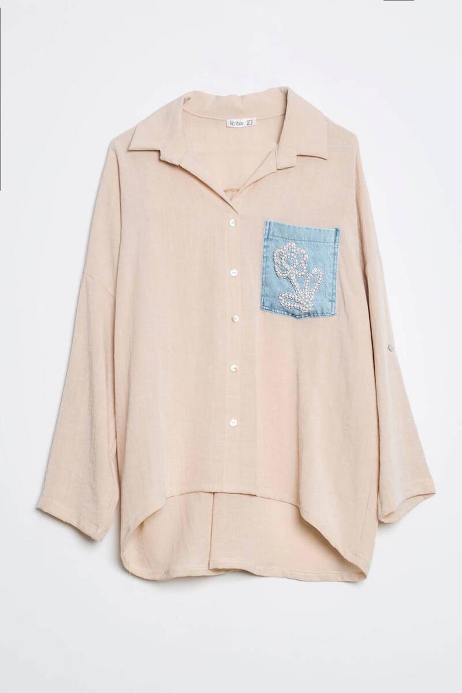 ROBİN-GEZİCİM38051-2Y5 ROBİN GÖMLEKTAŞ MAVİ