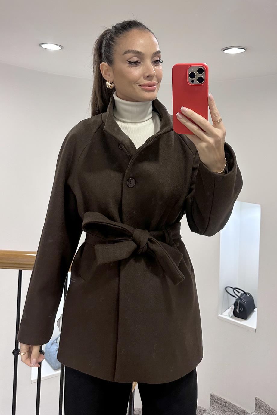 ROBİN-GEZİCİM39189-2K6 ROBİN KABAN-KAHVE