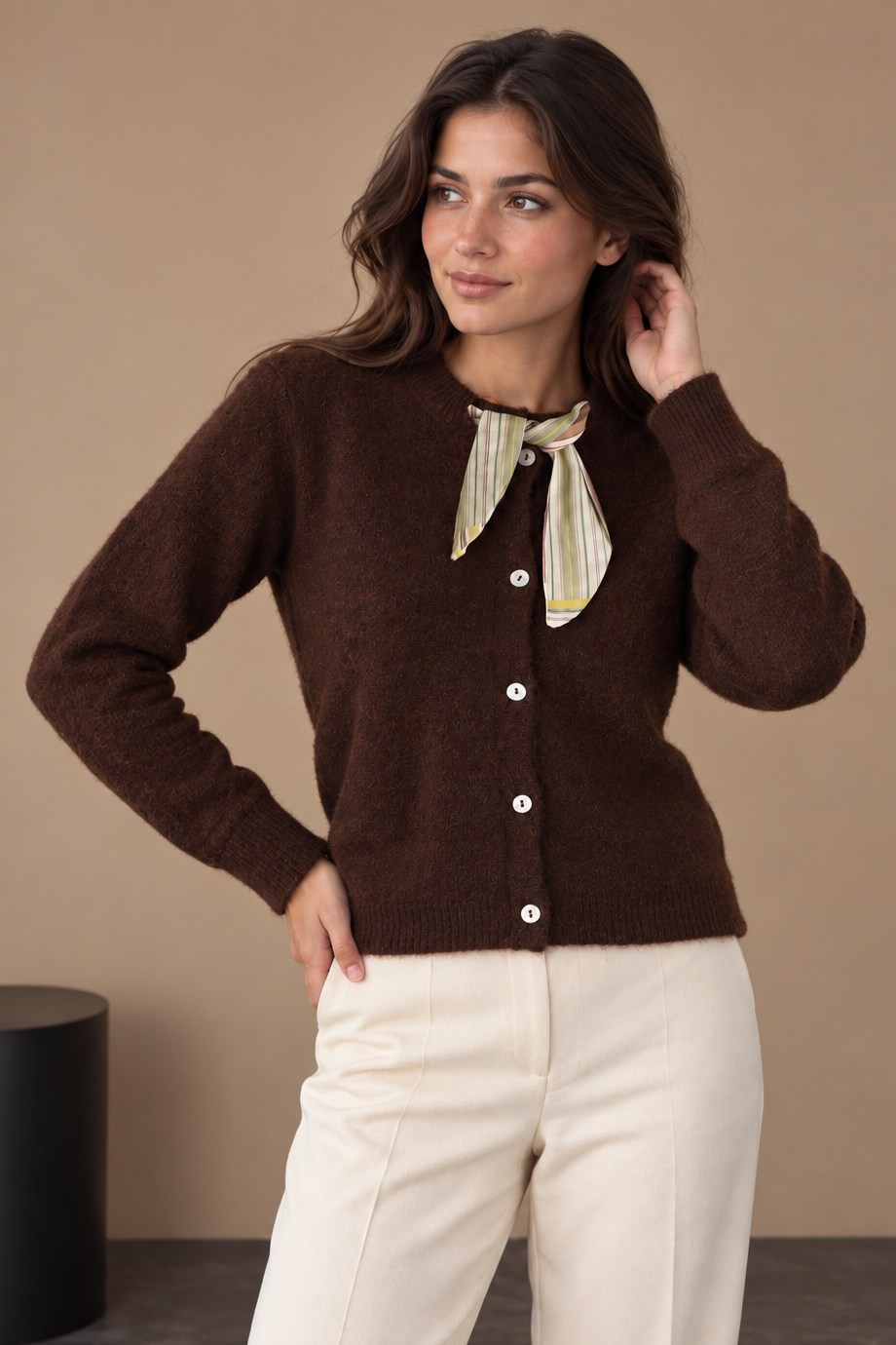 ROBİN-GEZİCİT95241-2K7 ROBİN HIRKA-KAHVE