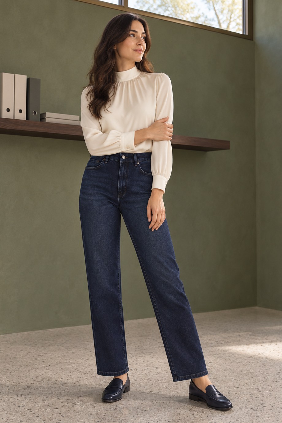 SERPİL-MEZROKadın Kot Pantolon 3776-2K7