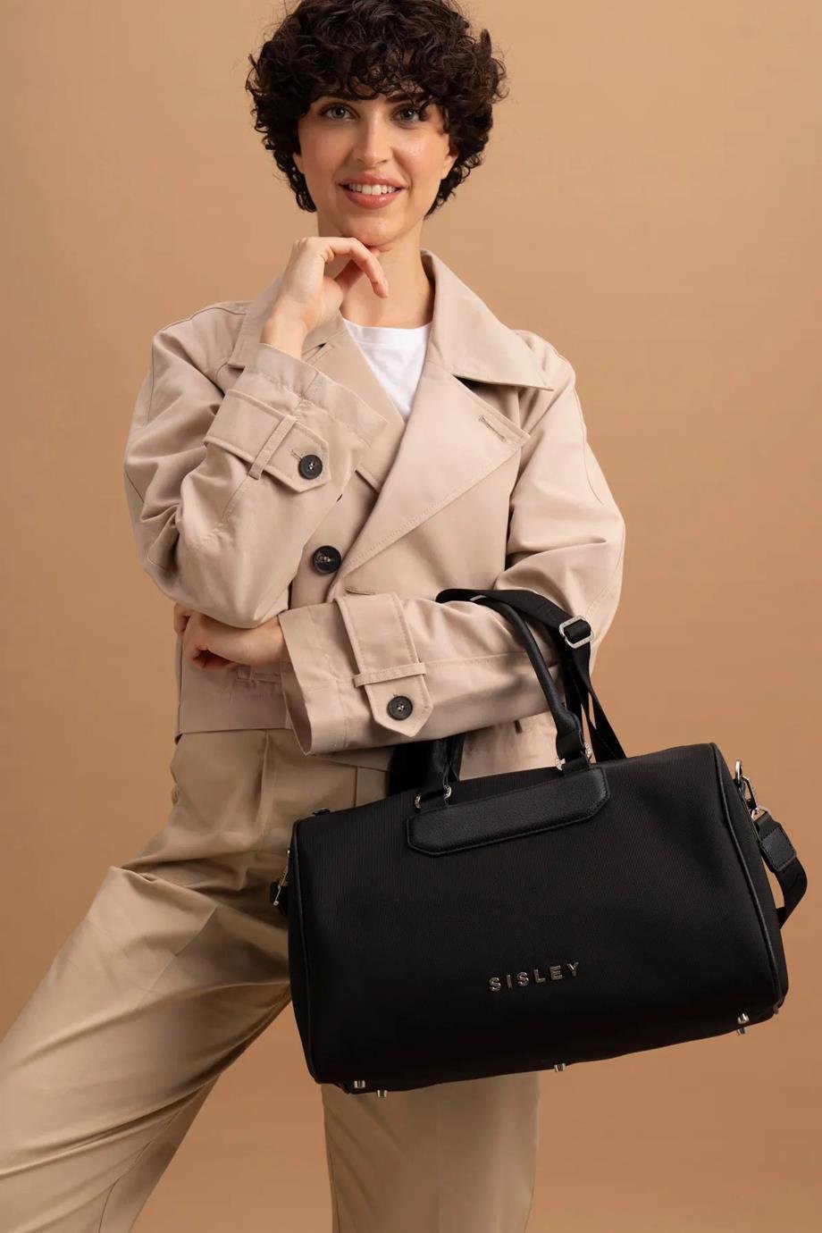 SISLEY-BENETTON025-2Y4 SISLEY ÇANTASİYAH