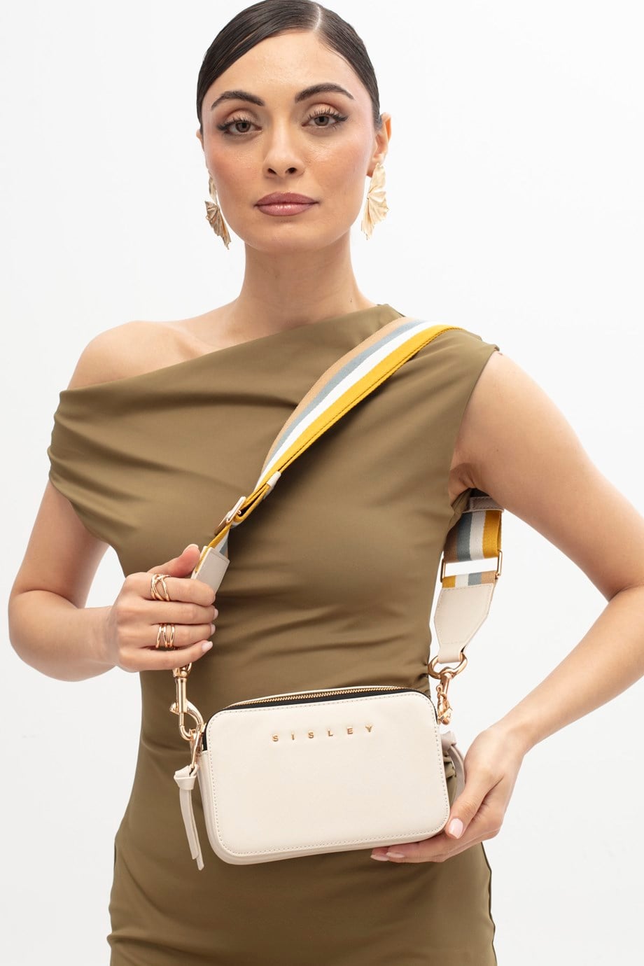 SISLEY-BENETTON326-2Y6 SISLEY ÇANTA-BEJ