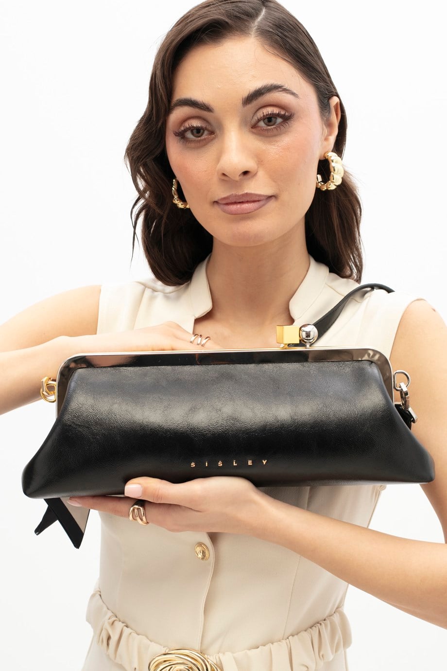 SISLEY-BENETTON438-2Y6 SISLEY ÇANTA-SİYAH