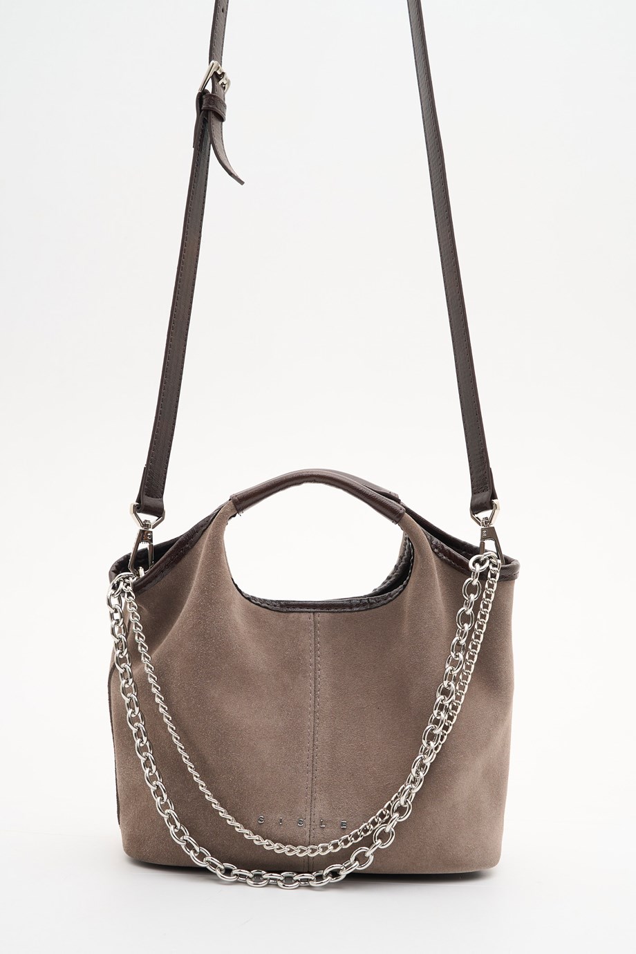 SISLEY-BENETTON510-2K7 SISLEY ÇANTA-TAŞ KAHVE