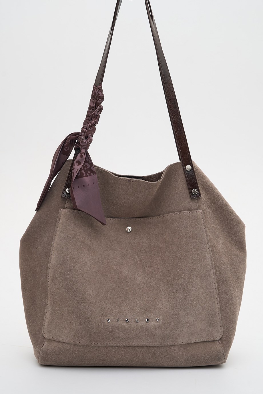 SISLEY-BENETTON511-2K7 SISLEY ÇANTA-TAŞ KAHVE