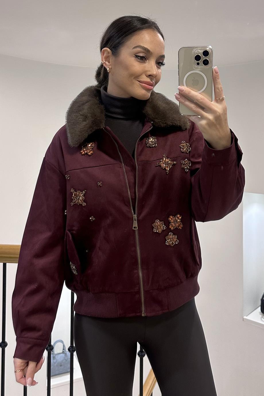 SOUL OF MOOR6026-2K6 SOUL OF MOOR CEKET-BORDO